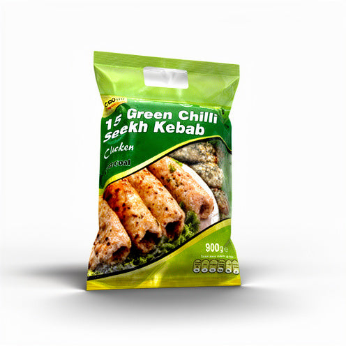Crown Green Chilli-Chicken Sheek Kebab