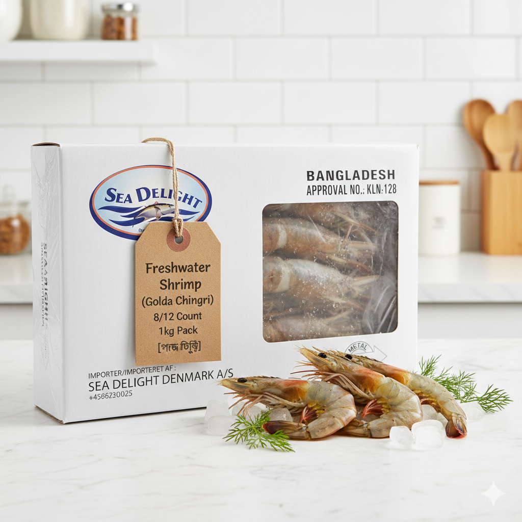 Fresh Water Shrimp 8-12 in 1kg