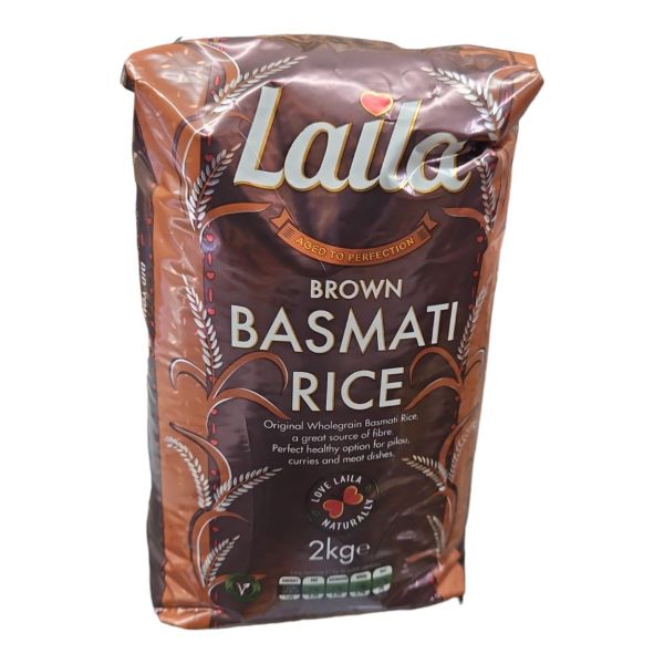 Laila Brown Basmati Rice 2kg