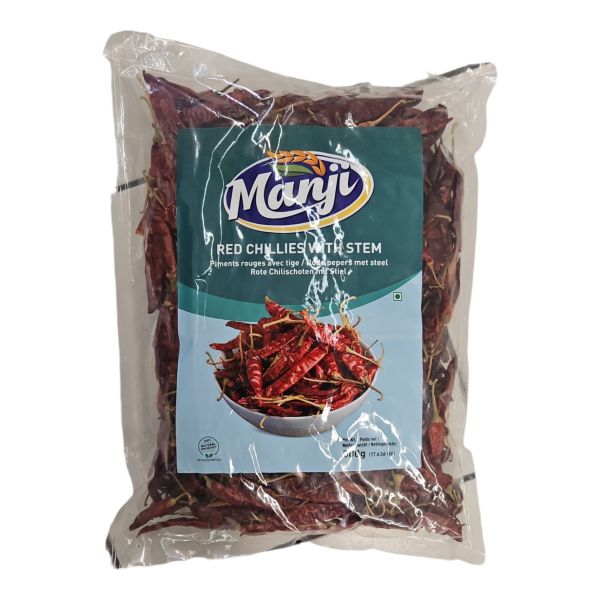 Manji Whole Chilli with Stem 500g