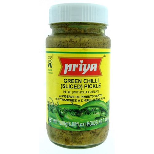 Priya Green Chilli Sliced Pickle