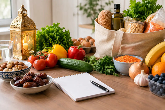 Voorbeelden van iftar boodschappenlijstjes