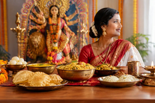 Durga Puja vieren met vertrouwde smaken