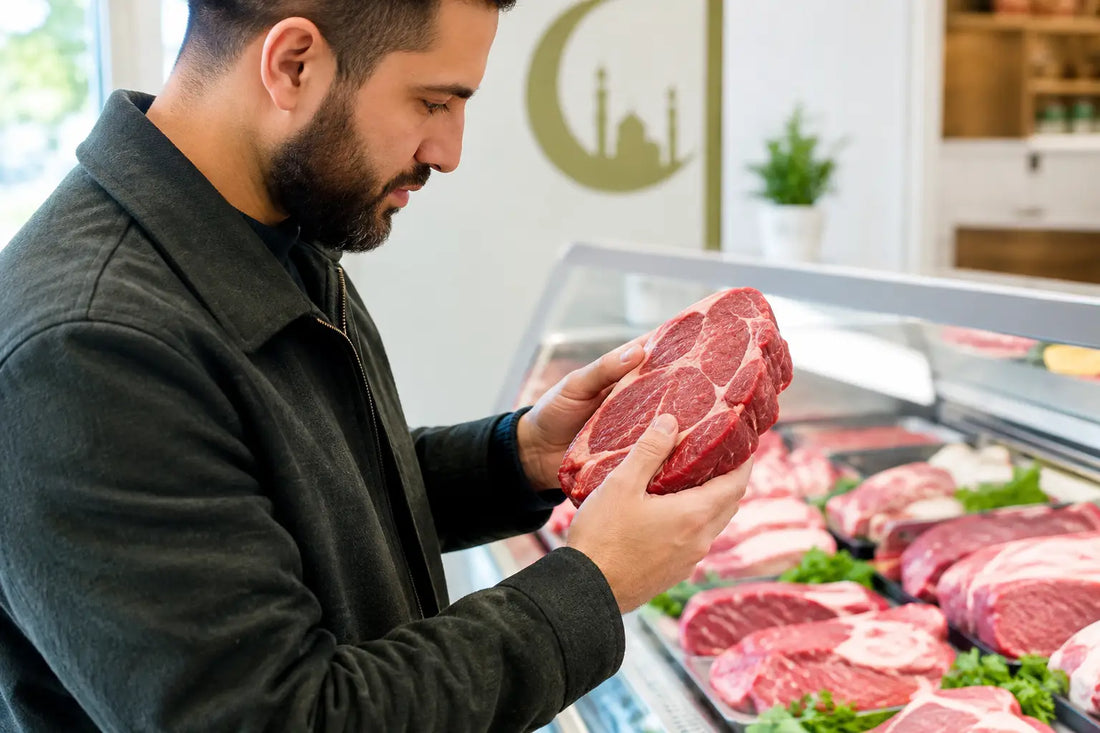 Halal vleeskwaliteit beoordelen bij uw aankoop