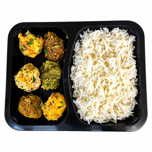 6 Types Homemade Bhorta with plain Rice