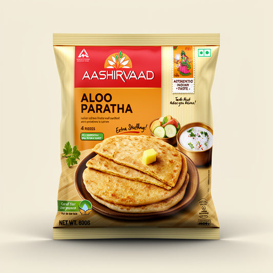 Aashirvaad Aloo Paratha (Vegan)