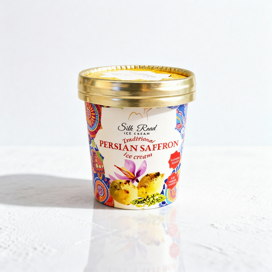 Persian Saffron Handmade Ice Cream 100g
