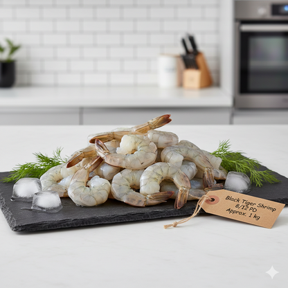 Black Tiger 8/12 (peeled and deveined) 1kg