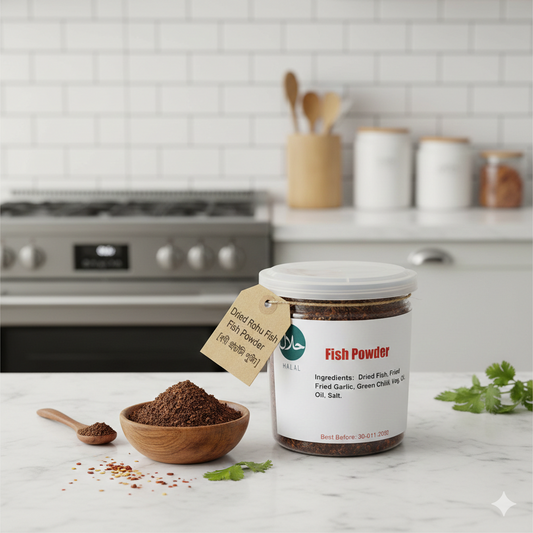 Dried Rohu Fish Powder