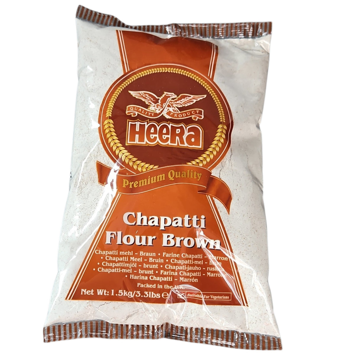Heera Brown Chakki Atta 1kg Sunderban Asian Supermarket