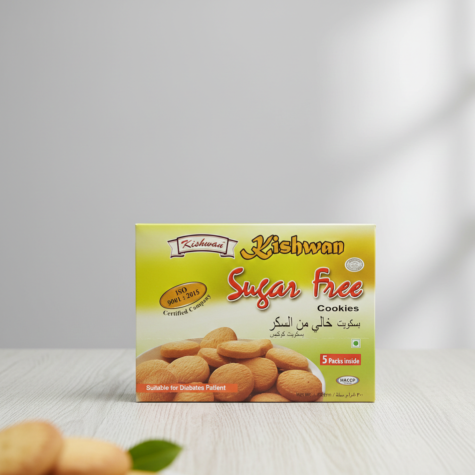 Kishwan Sugar Free Cookies 275g