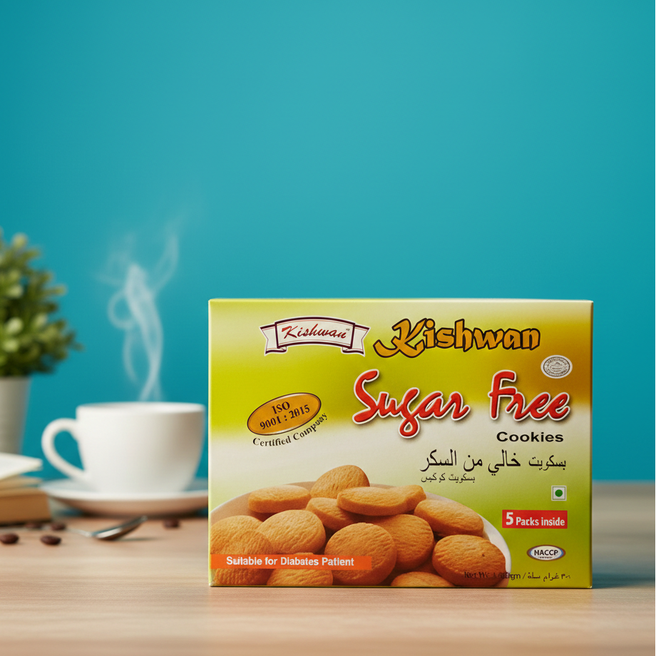 Kishwan Sugar Free Cookies 275g