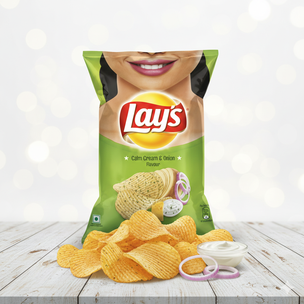 Lays Cream & Onion Flavour