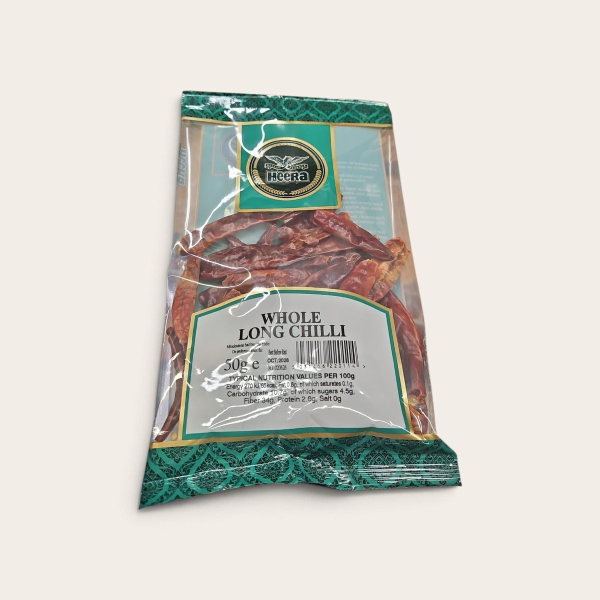 Heera whole chillies 50gr Sunderban Asian Supermarket