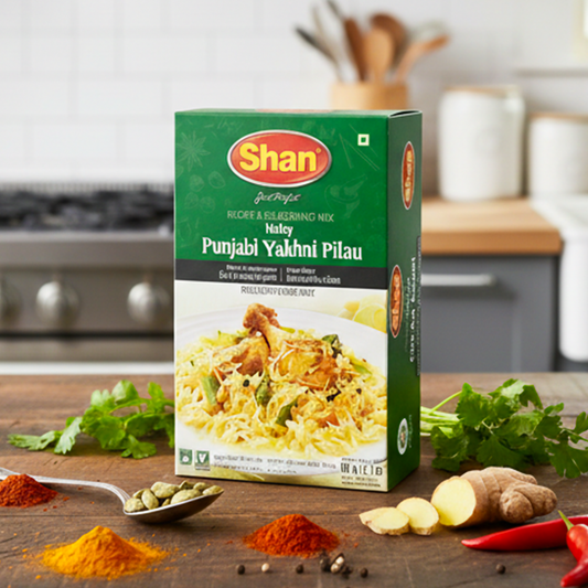 Shan Punjabi Yakhni Pilau