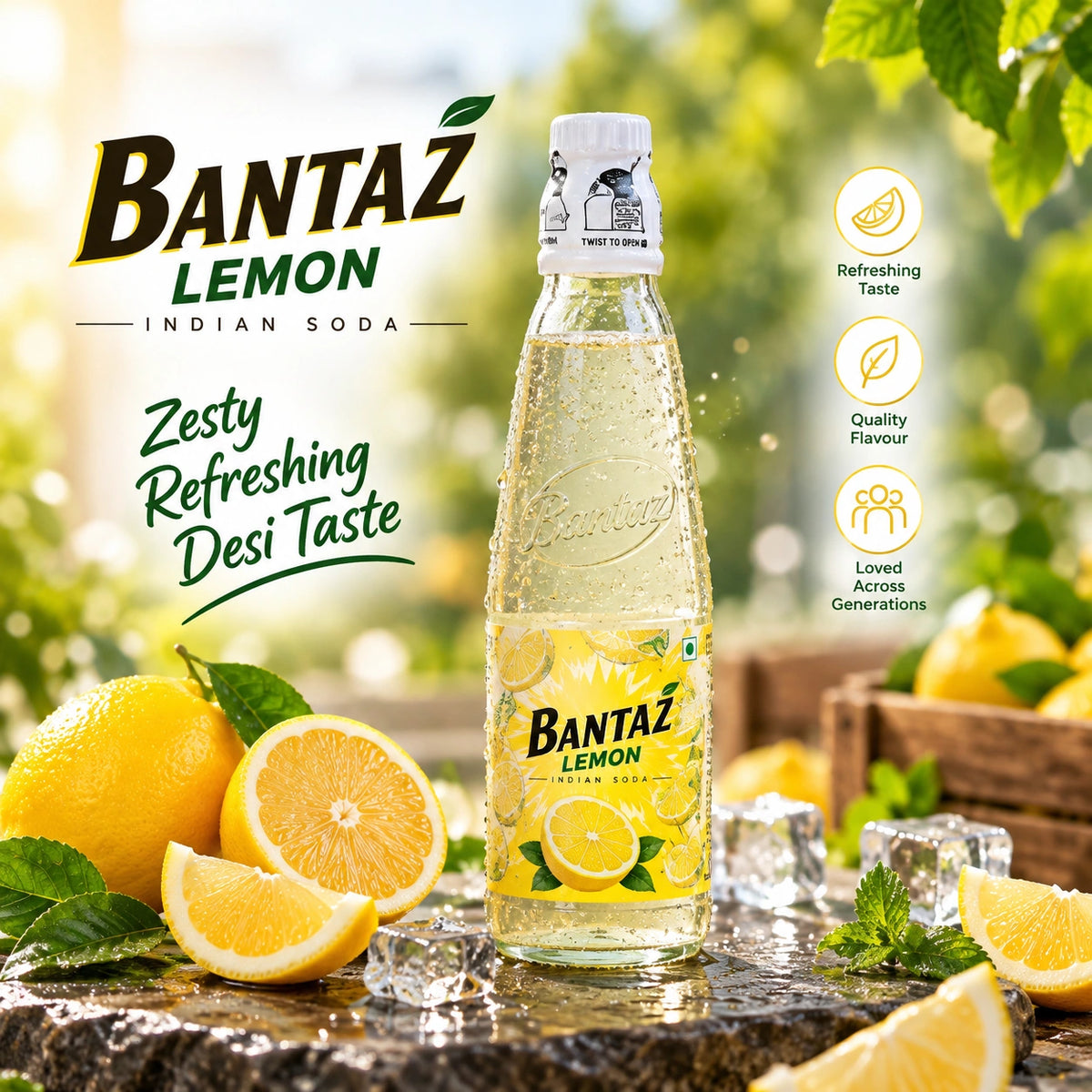 Bantaz (Indian) Lemon Soda