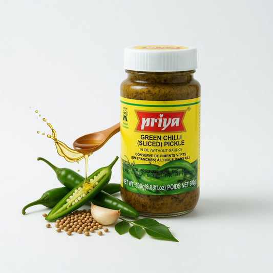 Priya Green Chilli Sliced Pickle