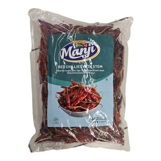 Manji Whole Chilli with Stem 500g