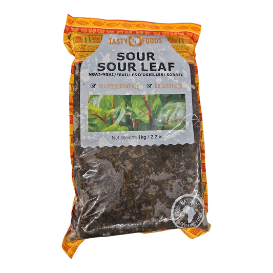 Frozen Sour Leaves ( টক পাতা ) Cleaned 1kg
