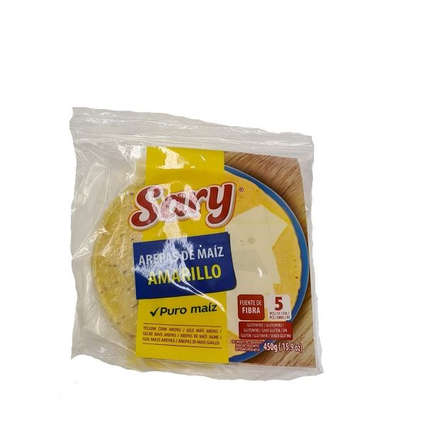 SARY YELLOW CORN AREPAS (Amarillo)