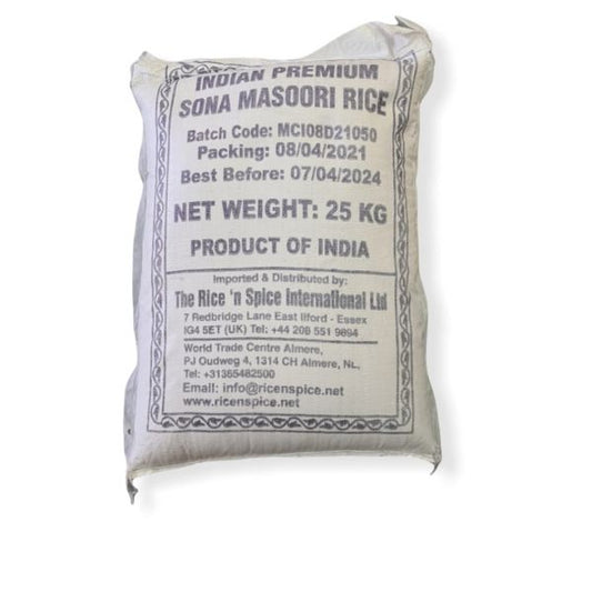 Premium Sonamasuri Rice 25kg