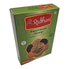 Radhuni Panch Foron (পাঁচ ফোড়ন) 100g ((Buy 3 get 1 Free)