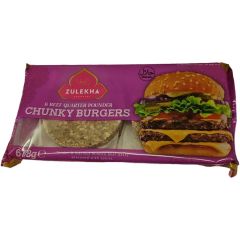 Zulkha Quarter pound Beef Chunky Burger 